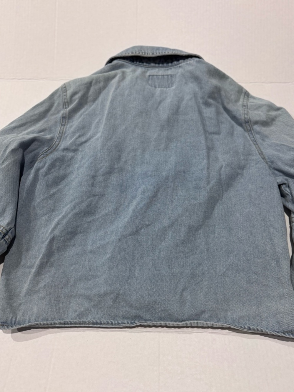 Velvet Heart Light Blue Denim Shacket with Button Front - Picture 8 of 9
